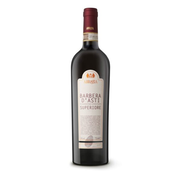 Barbera d’Asti DOCG Superiore raudonojo vyno butelis, 750 ml