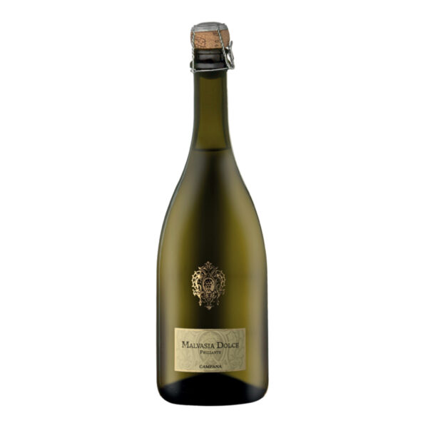 Malvasia Dolce Frizzante pusiau putojantis (frizzante) švelniai saldus baltas vynas, 750 ml